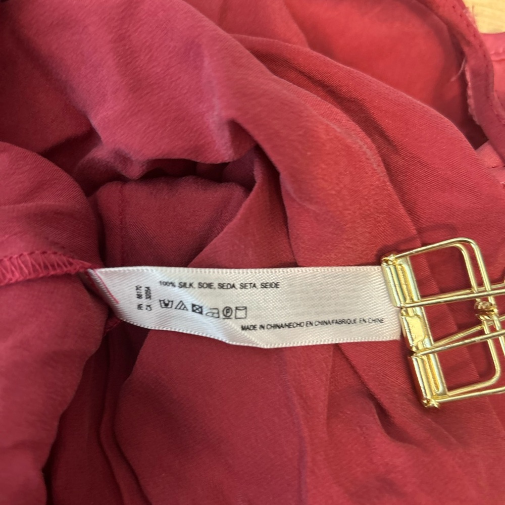 Floreat Silk Adjustable Spaghetti Strap Cami M - image 8